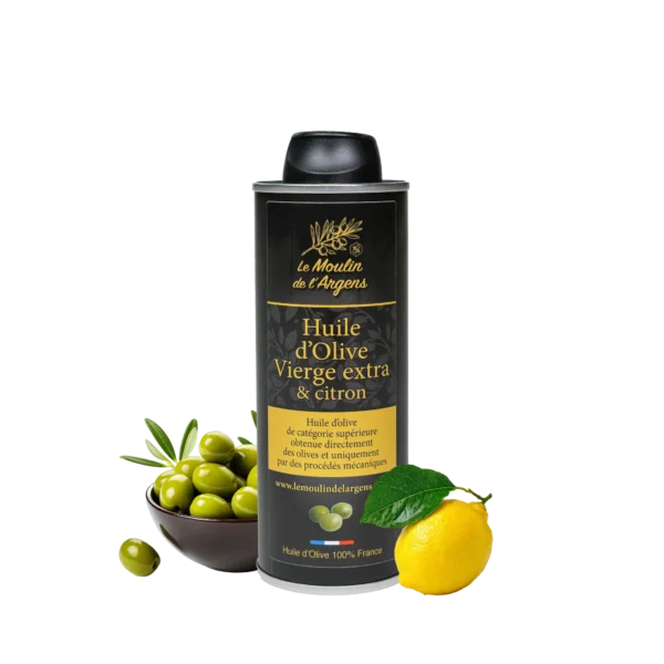 Huile d'olive vierge extra et citron - 250ml