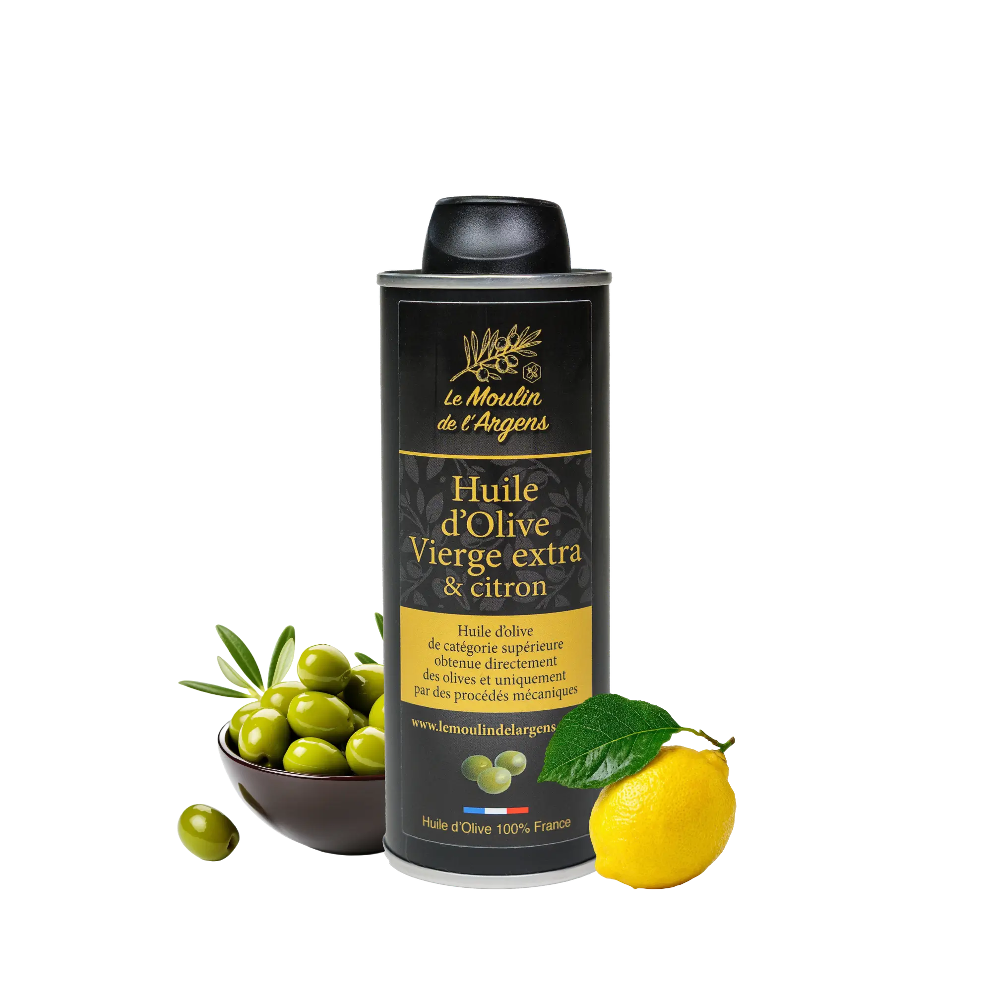 Huile d'olive vierge extra et citron - 250ml